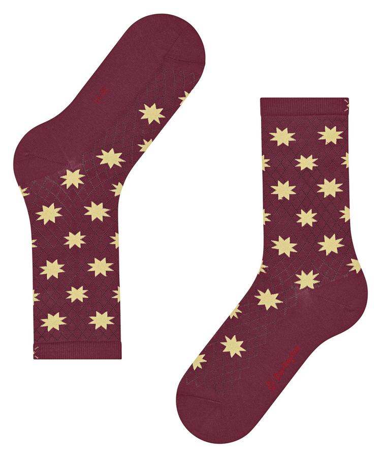 Burlington Burlington Holly Jolly SO Socken Damen - burgundy (8326) - 2 | SportScheck