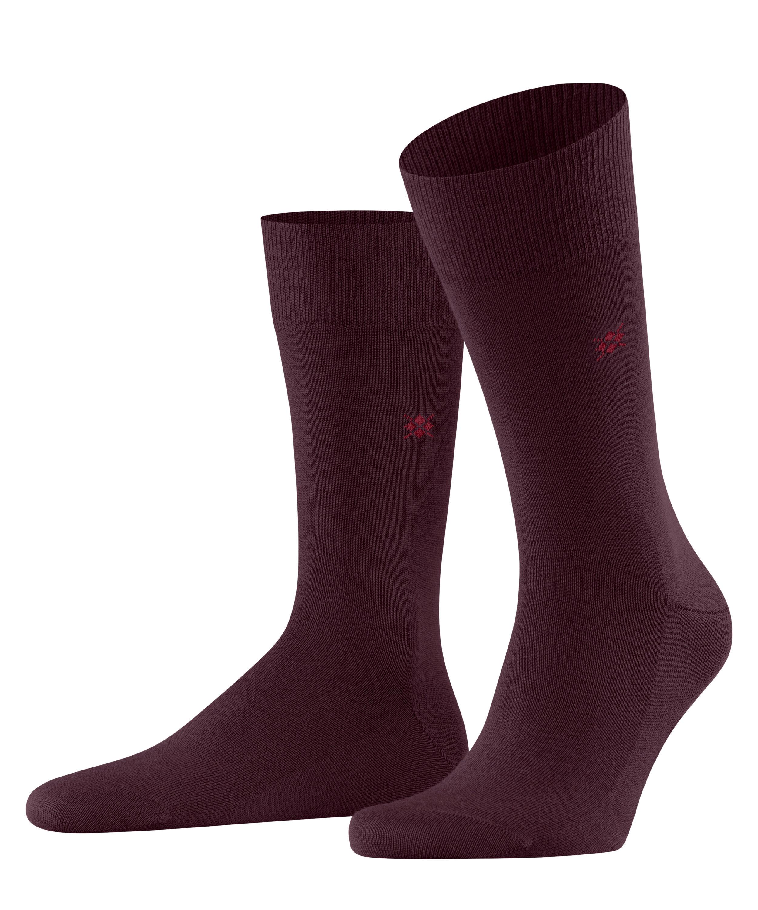 Burlington Leeds SO Socken Herren - claret (8435)