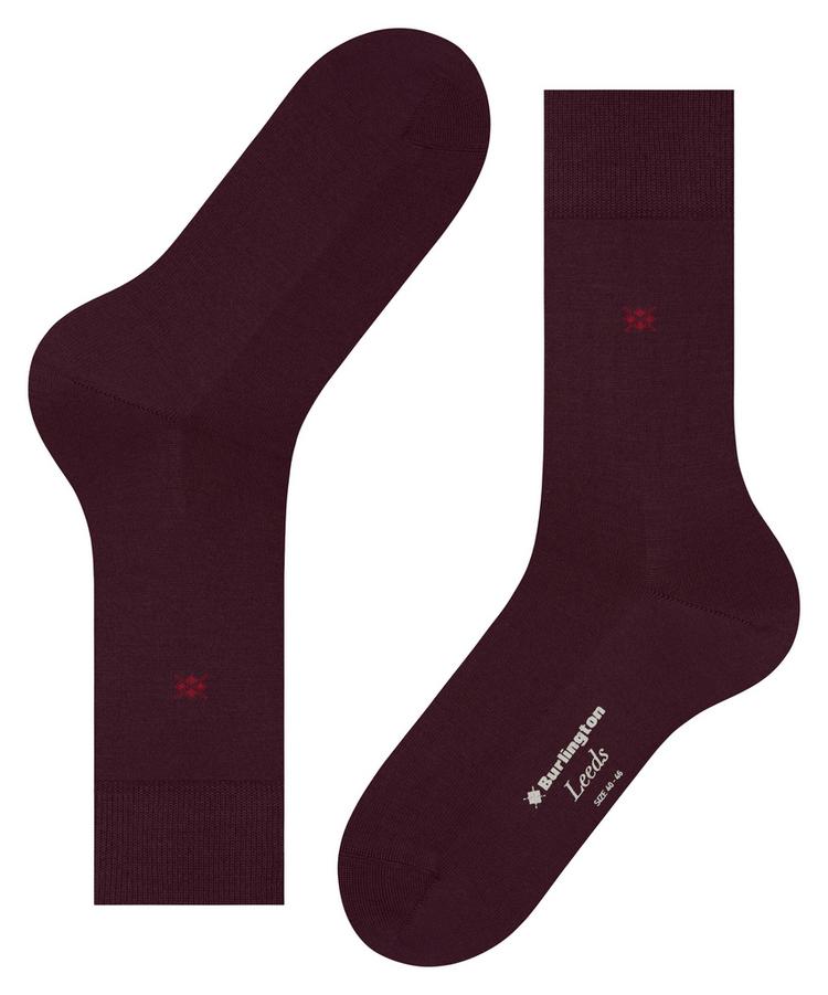 Burlington Burlington Leeds SO Socken Herren - claret (8435) - 2 | SportScheck