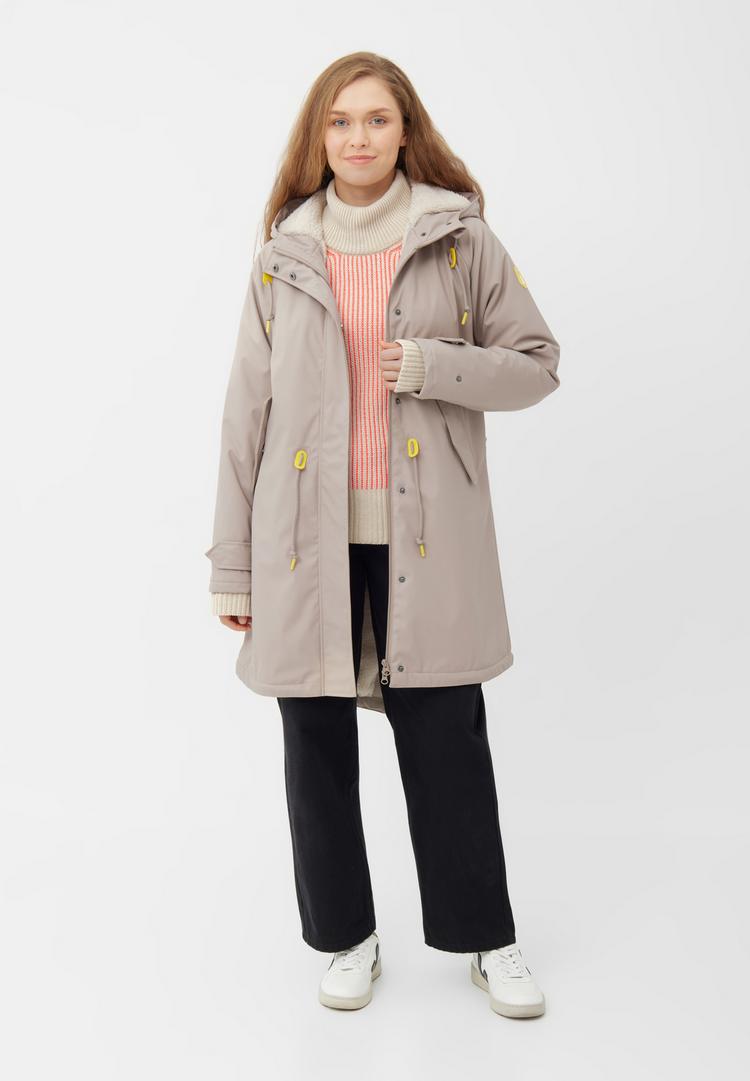 Derbe Derbe Tidaholm Regenmantel Damen - cobblestone/off white - 1 | SportScheck