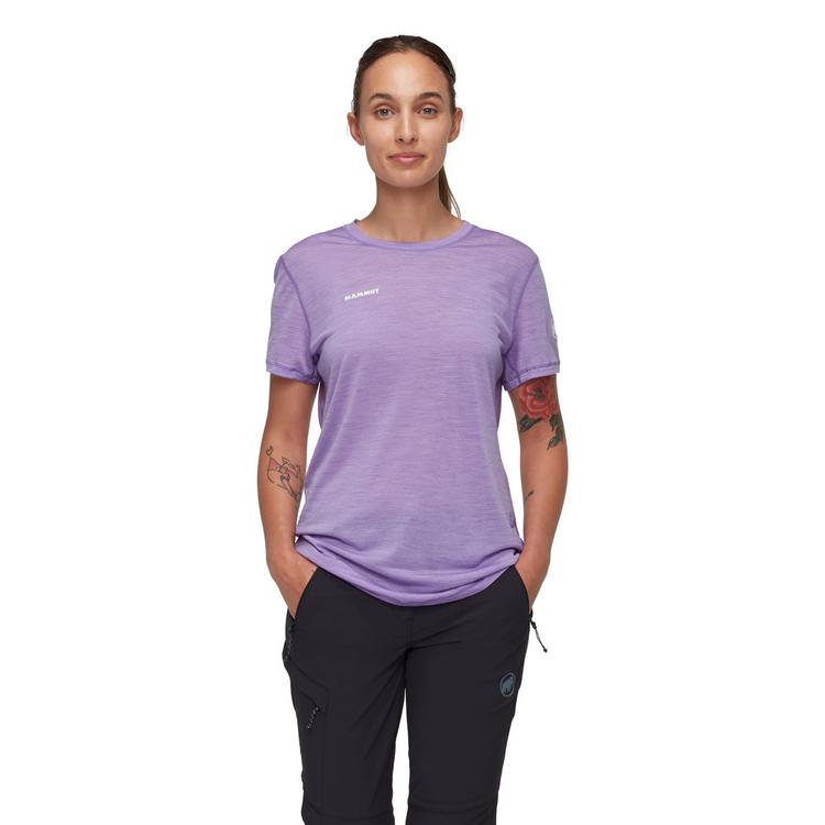 Mammut Mammut Tree Wool FL T-Shirt Damen - lavandin melange - 0 | SportScheck