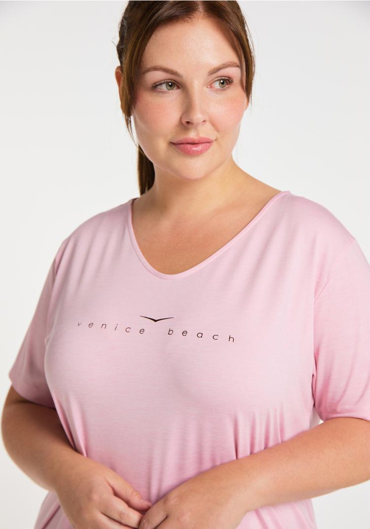 VENICE BEACH VENICE BEACH Curvy Line Sui T-Shirt Damen - cameo rose - 2 | SportScheck