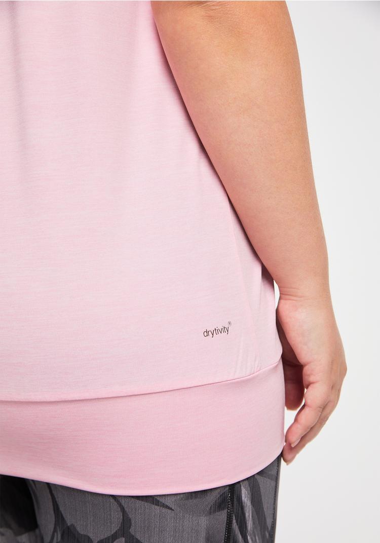 VENICE BEACH VENICE BEACH Curvy Line Sui T-Shirt Damen - cameo rose - 3 | SportScheck