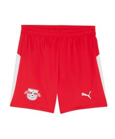 PUMA RB Leipzig Short Home 2025/2026 Kids Fußballshorts Kinder rotweiss