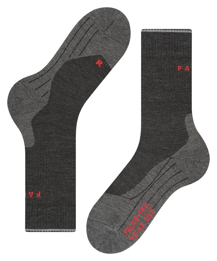 Falke Falke TK2 Explore Wool Silk Socken Herren - anthra.mel (3080) - 3 | SportScheck