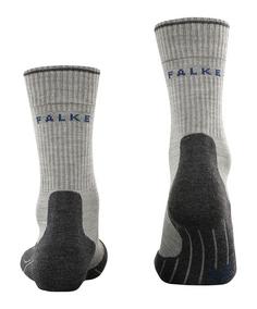Rückansicht von Falke TK2 Explore Wool Silk Laufsocken Herren light grey (3400)