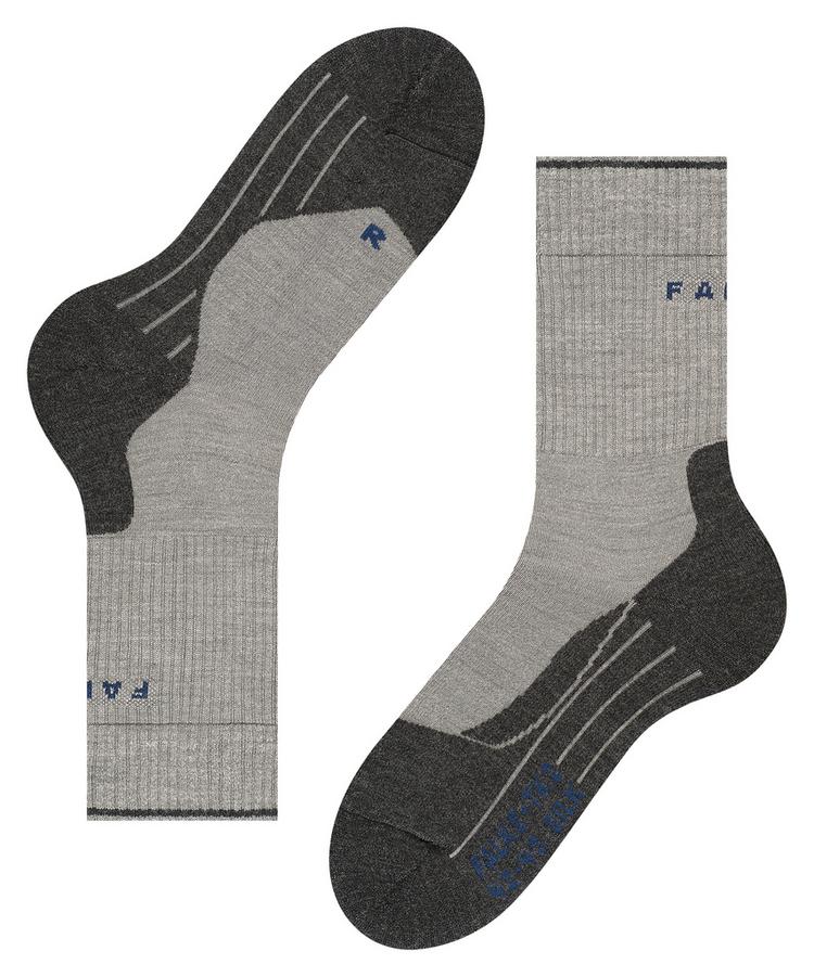 Falke Falke TK2 Explore Wool Silk Socken Herren - light grey (3400) - 3 | SportScheck