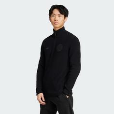 Rückansicht von adidas DFB Anniversary Half-Zip Knit Sweatshirt Sweatshirt Herren Black