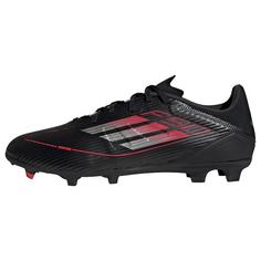 adidas F50 League FG/MG Fußballschuh Fußballschuhe Core Black / Iron Metallic / Lucid Red
