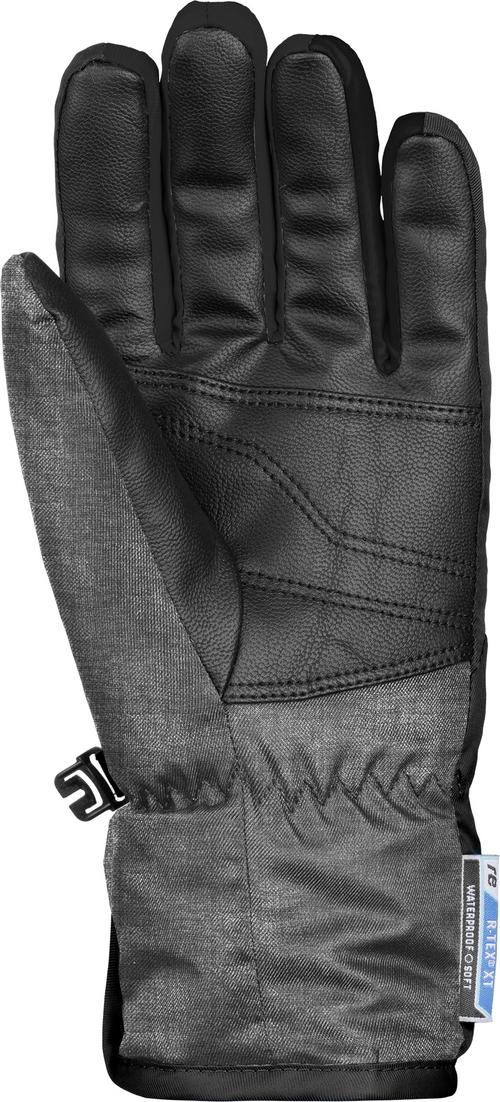 Rückansicht von Reusch Dario R-TEX XT Junior Skihandschuhe black/black melange