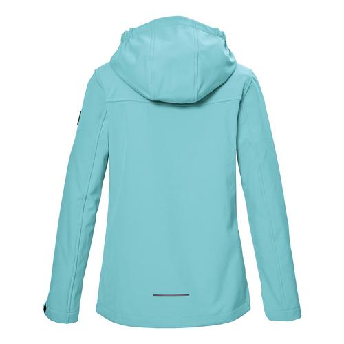 Rückansicht von KILLTEC KOS 145 Softshelljacke Kinder Hellblau354