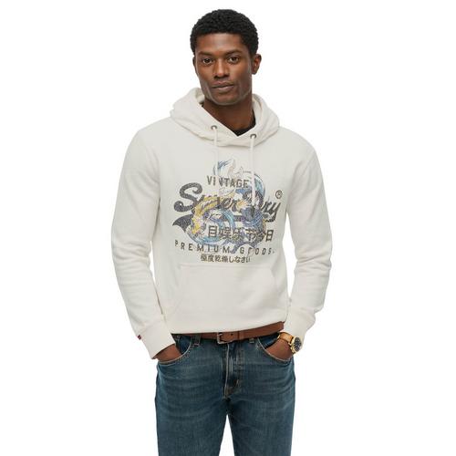 Rückansicht von Superdry Sweatshirt Sweatshirt Herren Hellgrau