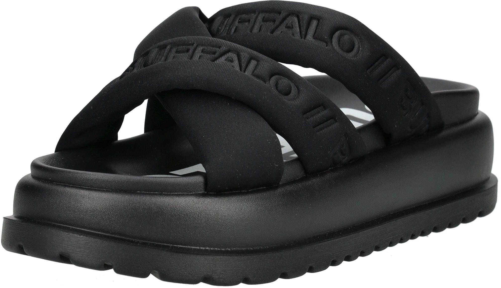 Buffalo Pantoletten Freizeitschuhe Damen - Schwarz