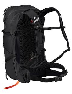 Rückansicht von VAUDE Rucksack Bike Alpin Pro 28 + Daypack black