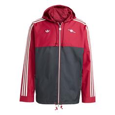 adidas Arsenal Terrace Icons Parka Trainingsjacke Herren Team Coll Burgundy 2 / Black
