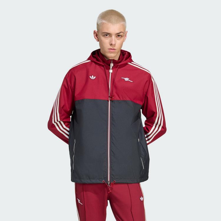 adidas adidas Arsenal Terrace Icons Parka Trainingsjacke Herren - Team Coll Burgundy 2 / Black - 0 | SportScheck