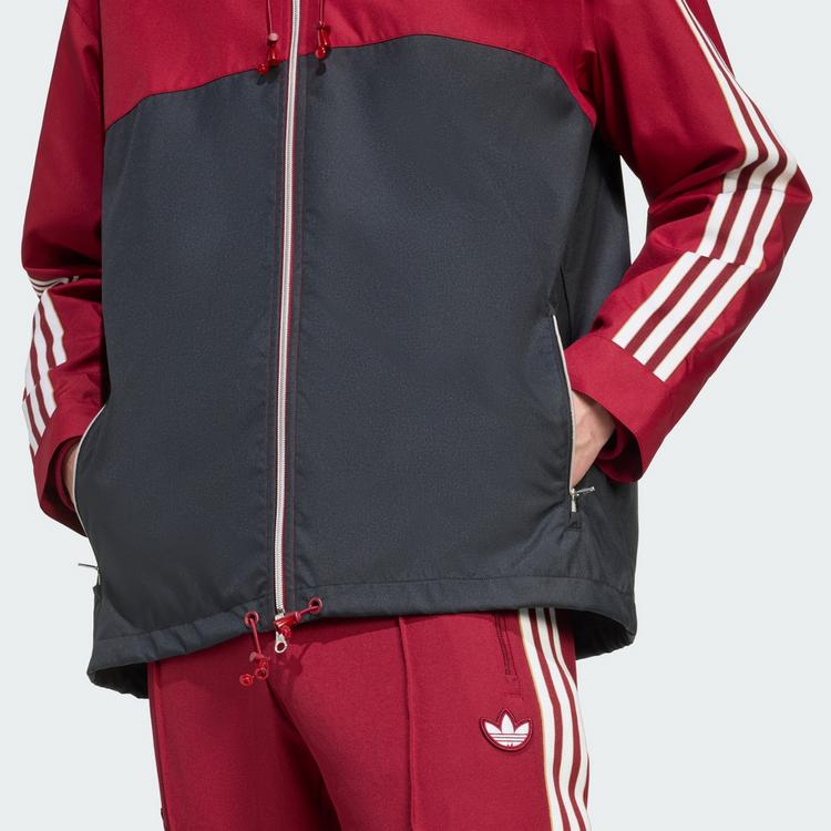 adidas adidas Arsenal Terrace Icons Parka Trainingsjacke Herren - Team Coll Burgundy 2 / Black - 1 | SportScheck