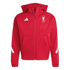 adidas FC Liverpool ADIDAS Z.N.E. Anthem Jacke Sweatshirt Herren Strawberry Red