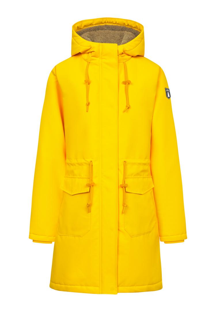 Derbe Derbe Friese Festholm 90er Winterjacke Damen - lemon chrome/cobblestone - 0 | SportScheck