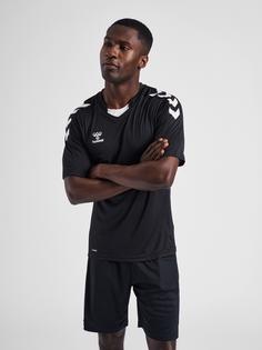 Rückansicht von hummel hmlCORE XK POLY JERSEY S/S Funktionsshirt Herren BLACK3