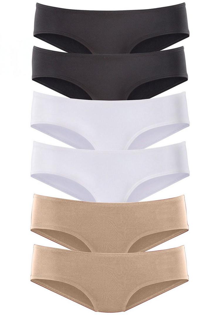 Vivance active Vivance active Hipster Unterhose Damen - beige - schwarz - wei&szlig; - 0 | SportScheck