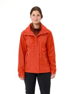 Rückansicht von VAUDE Women's Escape Light Jacket Outdoorjacke Damen glowing red