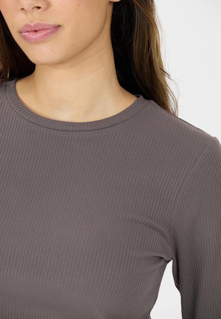 Athlecia Athlecia Lankae Langarmshirt Damen - 1291 Plum Kitten - 0 | SportScheck