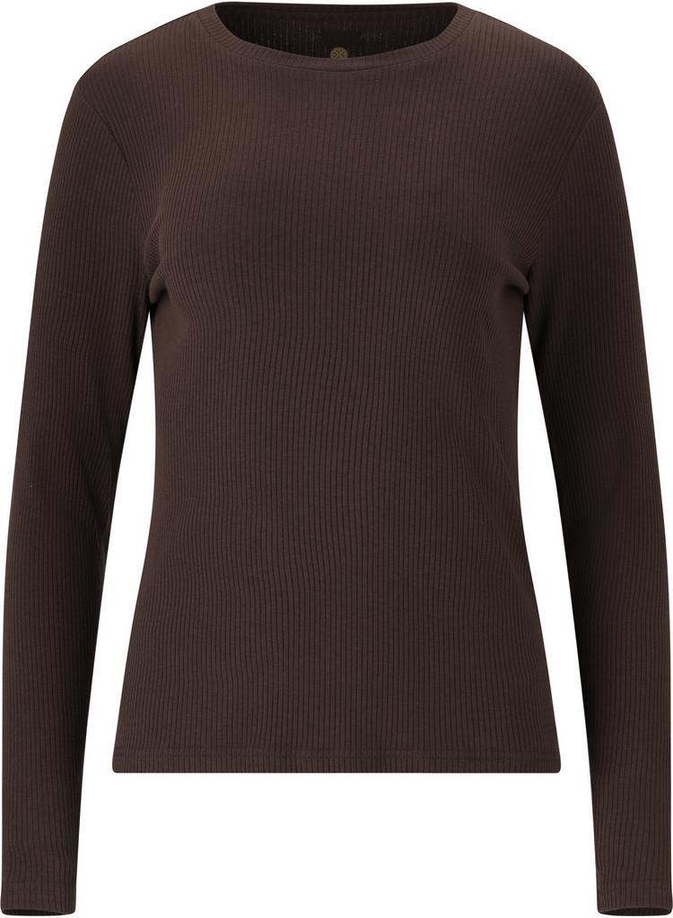Athlecia Athlecia Lankae Langarmshirt Damen - 1294 Chocolate Torte - 0 | SportScheck