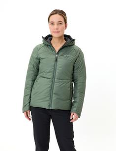 Rückansicht von VAUDE Women's Neyland Hooded Insulation Jacket Outdoorjacke Damen agave