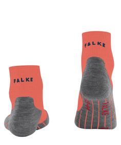 Rückansicht von Falke TK5 Wander Short Laufsocken Damen coral (8017)