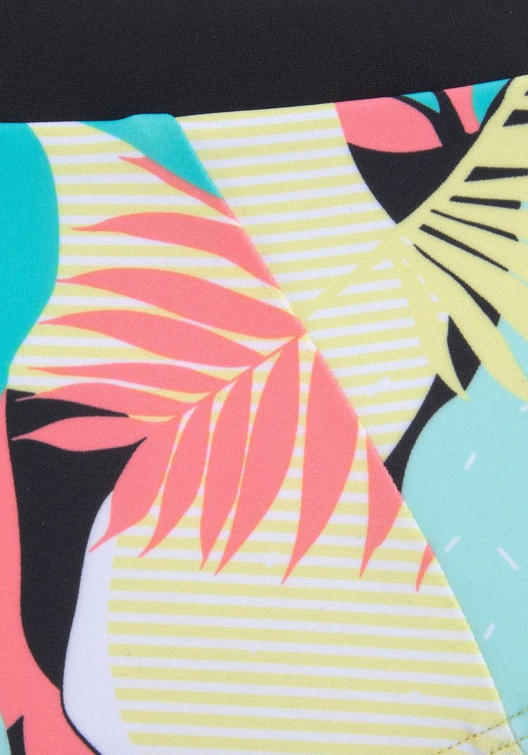 LASCANA Active LASCANA Active Highwaist-Bikini-Hose Bikini Hose Damen - t&uuml;rkis-gelb-bedruckt - 0 | SportScheck