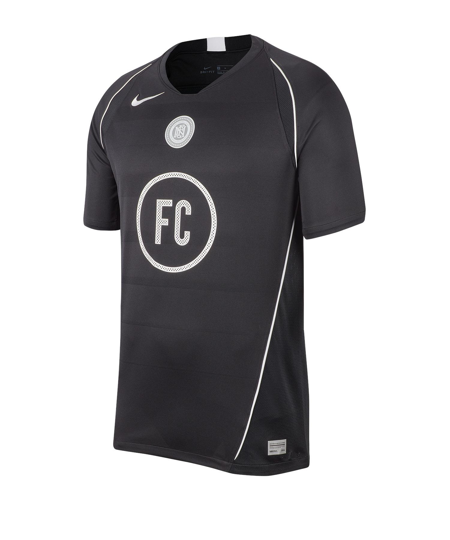 Nike F.C. Home Soccer Trikot kurzarm T-Shirt Herren - schwarz