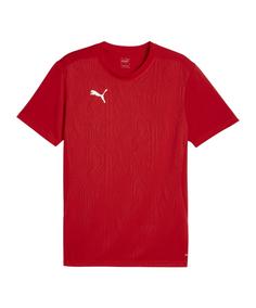 PUMA teamFINAL Trikot Fußballtrikot Herren rotsilber