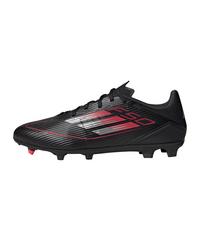 adidas F50 League FG/MG Stealth Victory Fu&szlig;ballschuhe - schwarzgraurot