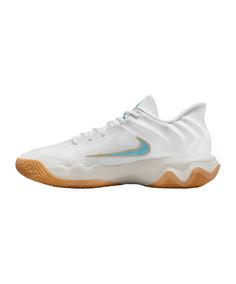 Rückansicht von Nike Giannis Immortality 4 Hallenschuhe Herren weissblau