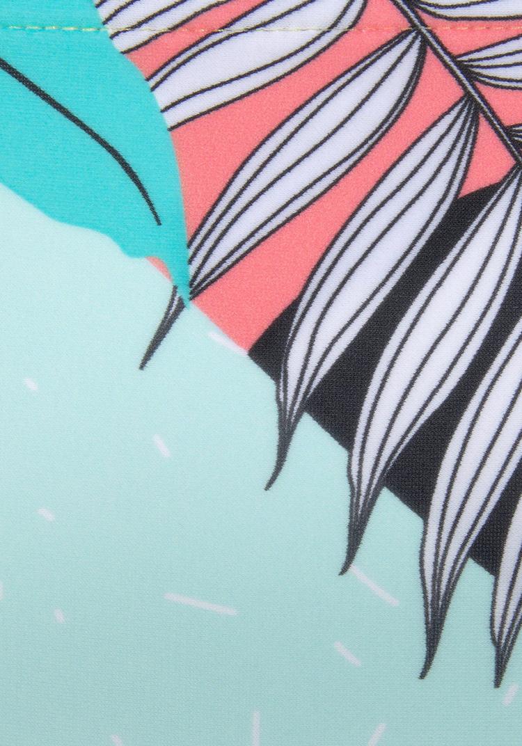 LASCANA Active LASCANA Active Bikini-Hose Bikini Hose Damen - t&uuml;rkis-gelb-bedruckt - 1 | SportScheck