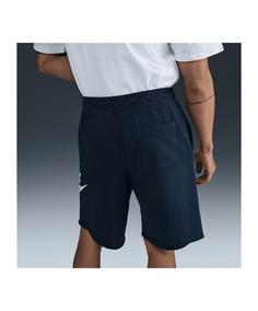 Rückansicht von Nike Club Alumni Short Sweathose Herren blau