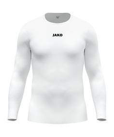 JAKO Function Longsleeve T-Shirt Laufshirt weiss