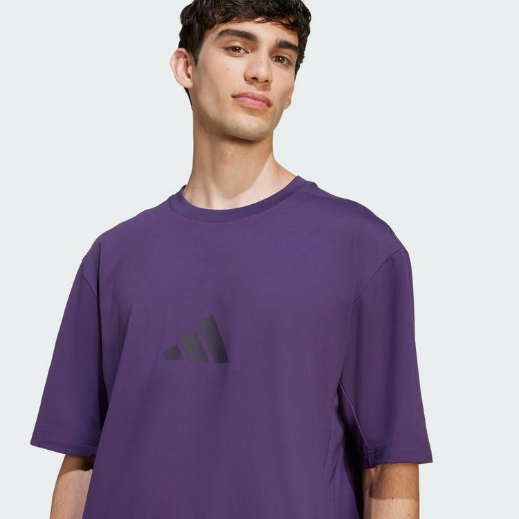 adidas adidas adidas Z.N.E. Loose-Fit T-Shirt Funktionsshirt Herren - Aurora Plum - 0 | SportScheck