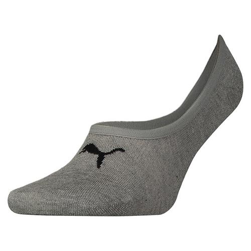 Rückansicht von PUMA Socken Freizeitsocken Grau