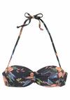 Lascana B&uuml;gel-Bandeau-Bikini-Top Bikini Oberteil Damen - anthrazit