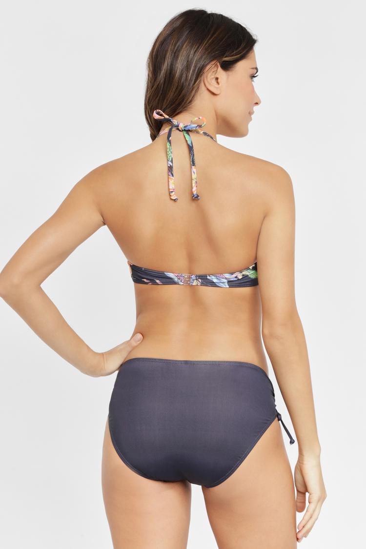 Lascana Lascana B&uuml;gel-Bandeau-Bikini-Top Bikini Oberteil Damen - anthrazit - 3 | SportScheck