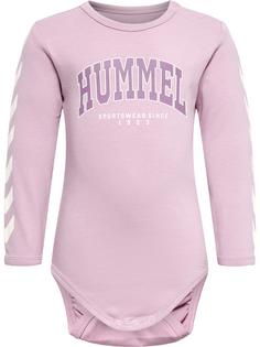 hummel hmlFAST FLIPPER BODY L/S Bodysuit Kinder MAUVE SHADOW