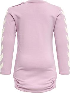 Rückansicht von hummel hmlFAST FLIPPER BODY L/S Bodysuit Kinder MAUVE SHADOW