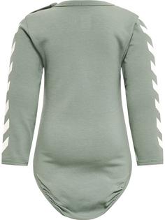 Rückansicht von hummel hmlFAST FLIPPER BODY L/S Bodysuit Kinder SEA SPRAY