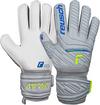 Reusch Attrakt Grip Finger Support Torwarthandschuhe - vapor gray/safety yello