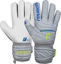 Reusch Attrakt Grip Finger Support Torwarthandschuhe - vapor gray/safety yello