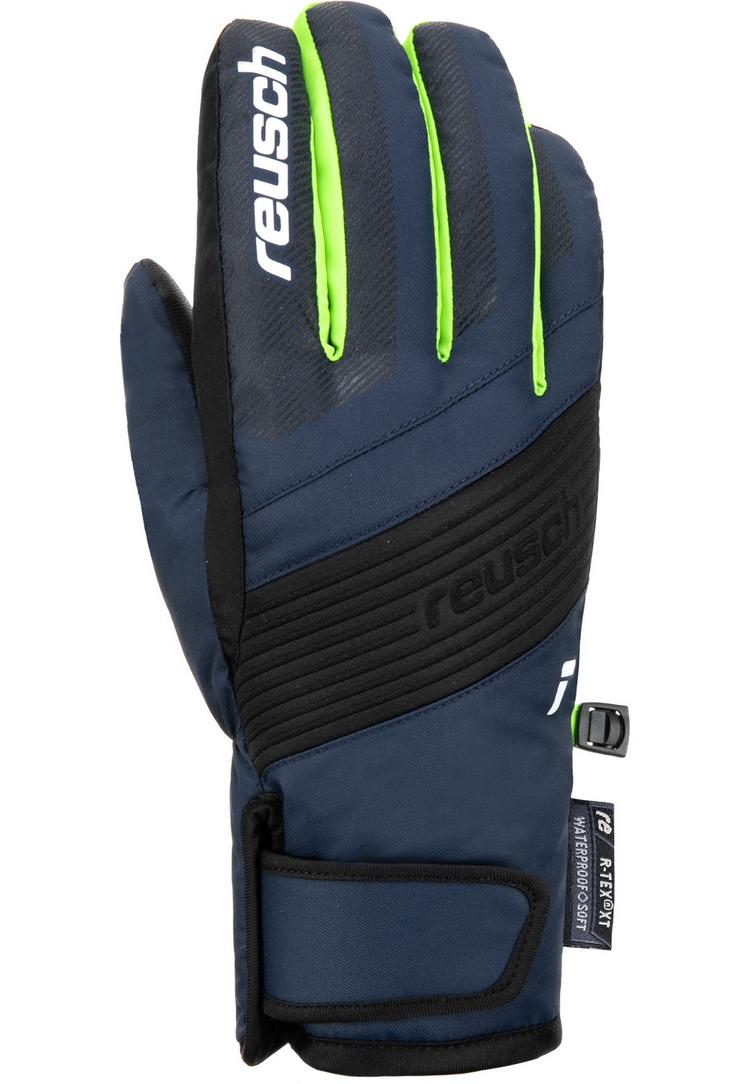 Reusch Reusch Duke R-TEX XT Junior Handschuh Kinder - 7712 blck/dres blue/neon green - 4 | SportScheck