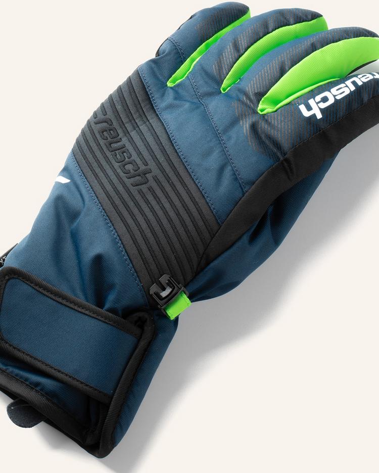 Reusch Reusch Duke R-TEX XT Junior Handschuh Kinder - 7712 blck/dres blue/neon green - 5 | SportScheck