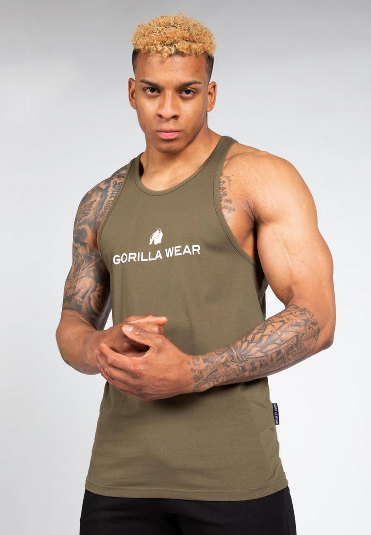 Gorilla Wear Gorilla Wear Printshirt Herren - Army Green - 1 | SportScheck